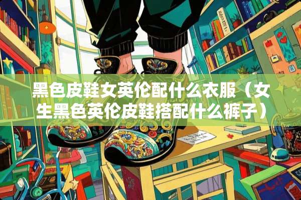 黑色皮鞋女英伦配什么衣服（女生黑色英伦皮鞋搭配什么裤子）