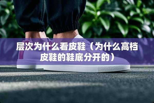 层次为什么看皮鞋（为什么高档皮鞋的鞋底分开的）