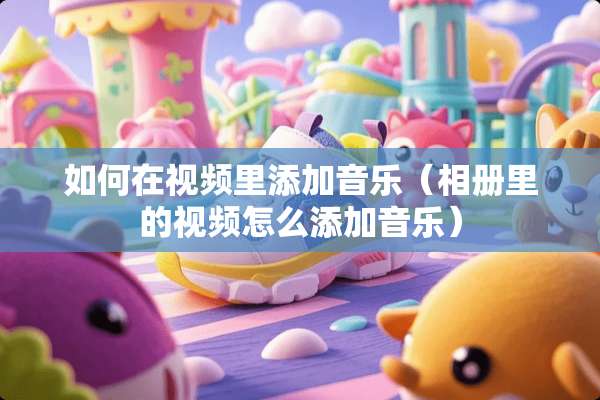 如何在视频里添加音乐（相册里的视频怎么添加音乐）