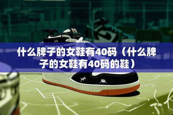 什么牌子的女鞋有40码（什么牌子的女鞋有40码的鞋）