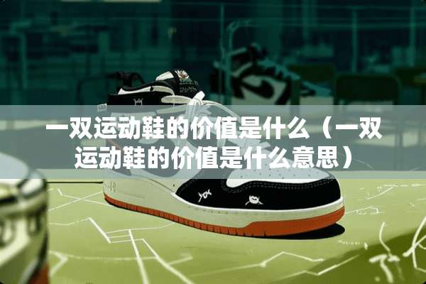 一双运动鞋的价值是什么（一双运动鞋的价值是什么意思）
