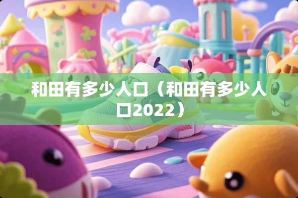 和田有多少人口（和田有多少人口2022）