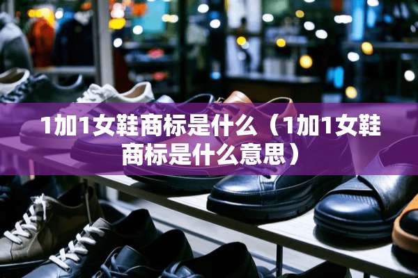 1加1女鞋商标是什么（1加1女鞋商标是什么意思）