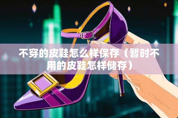 **的皮鞋怎么样保存（暂时不用的皮鞋怎样储存）