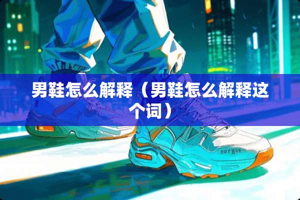 男鞋怎么解释（男鞋怎么解释这个词）