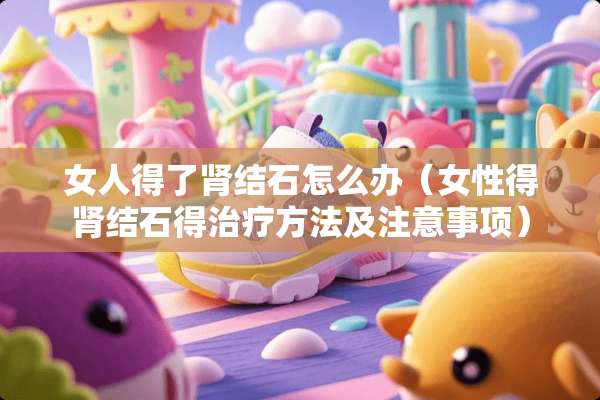 女人得了肾结石怎么办（女性得肾结石得治疗方法及注意事项）