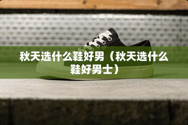 秋天选什么鞋好男（秋天选什么鞋好男士）