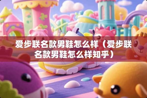 爱步联名款男鞋怎么样（爱步联名款男鞋怎么样知乎）