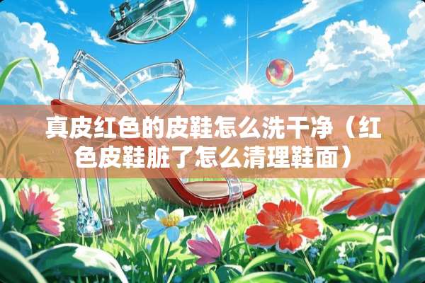 真皮红色的皮鞋怎么洗干净（红色皮鞋脏了怎么清理鞋面）