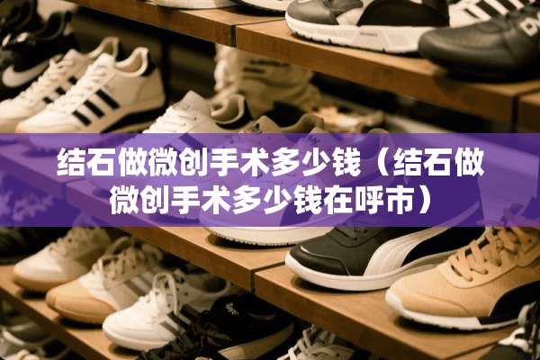 结石做微创手术多少钱（结石做微创手术多少钱在呼市）