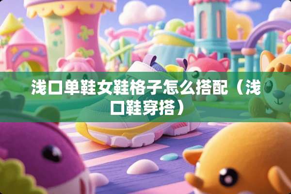 浅口单鞋女鞋格子怎么搭配（浅口鞋穿搭）