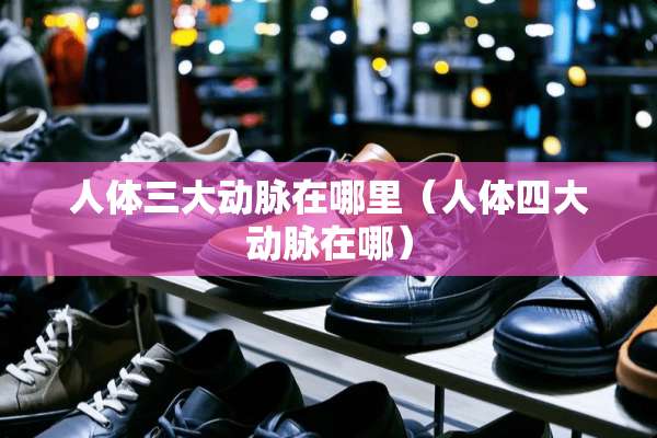 人体三大动脉在哪里（人体四大动脉在哪）