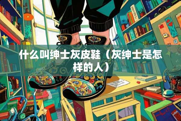 什么叫绅士灰皮鞋（灰绅士是怎样的人）