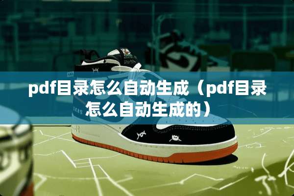 pdf目录怎么自动生成（pdf目录怎么自动生成的）