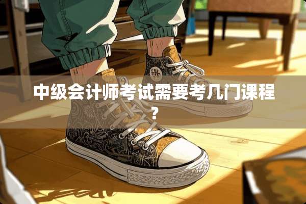 中级会计师考试需要考几门课程？
