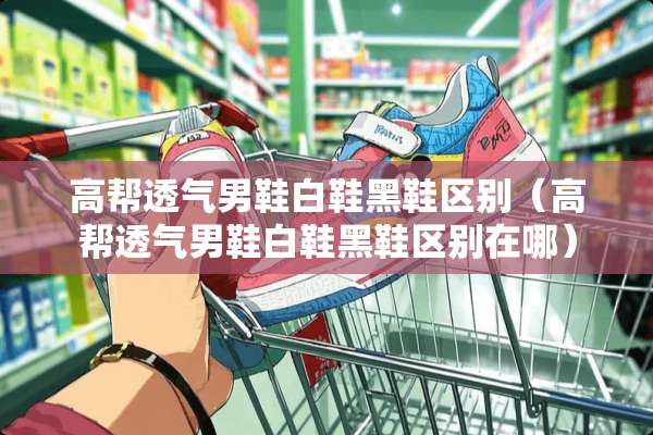 高帮透气男鞋白鞋黑鞋区别（高帮透气男鞋白鞋黑鞋区别在哪）