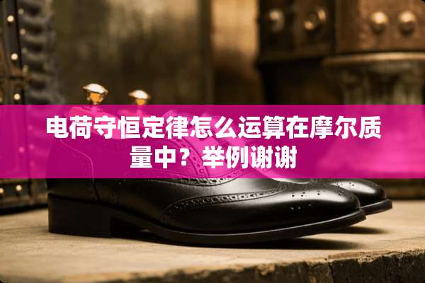 电荷守恒定律怎么运算在摩尔质量中？举例谢谢