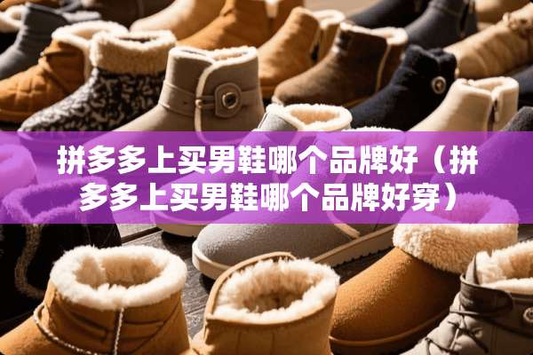 拼多多上买男鞋哪个品牌好（拼多多上买男鞋哪个品牌好穿）