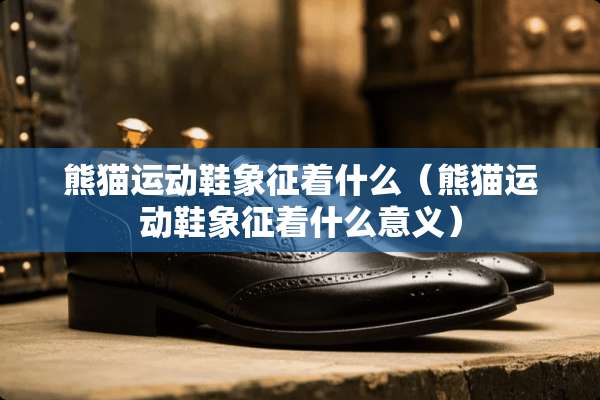 熊猫运动鞋象征着什么（熊猫运动鞋象征着什么意义）