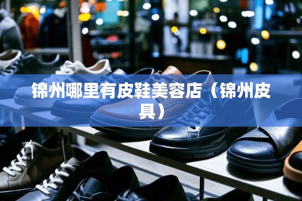 锦州哪里有皮鞋美容店（锦州皮具）