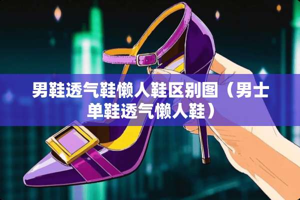 男鞋透气鞋懒人鞋区别图（男士单鞋透气懒人鞋）