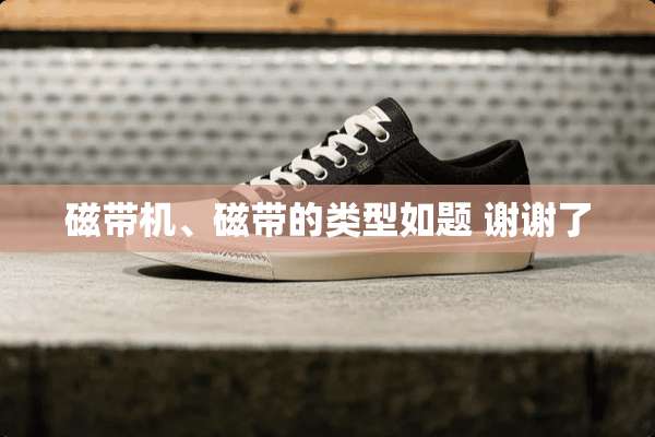 磁带机、磁带的类型如题 谢谢了