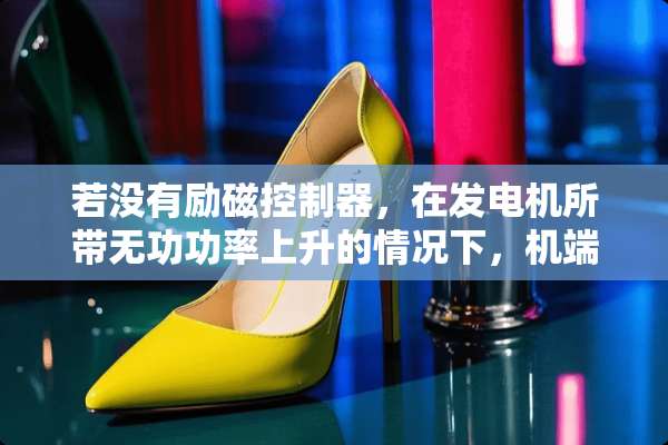 若没有励磁***，在发电机所带无功功率上升的情况下，机端电压会（ ）