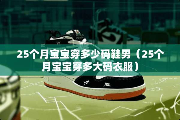 25个月宝宝穿多少码鞋男（25个月宝宝穿多大码衣服）