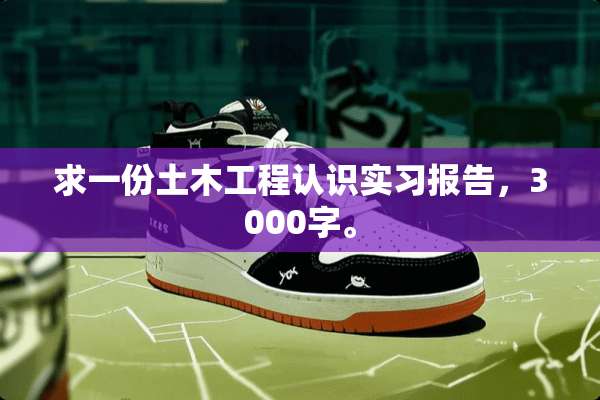 求一份土木工程认识实习报告，3000字。