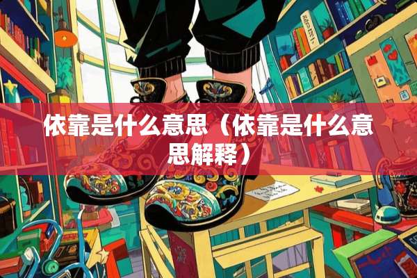 依靠是什么意思（依靠是什么意思解释）