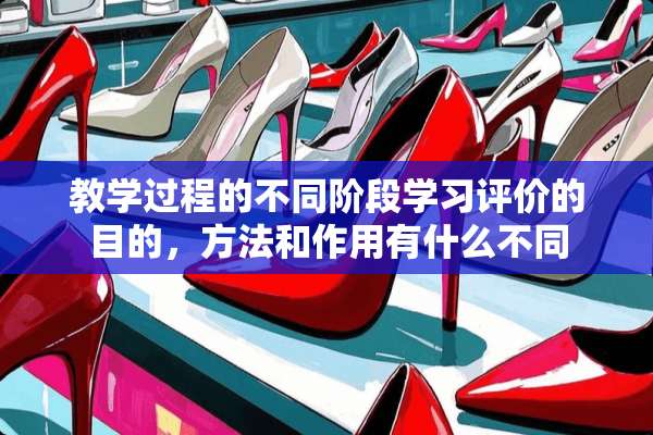 教学过程的不同阶段学习评价的目的，方法和作用有什么不同