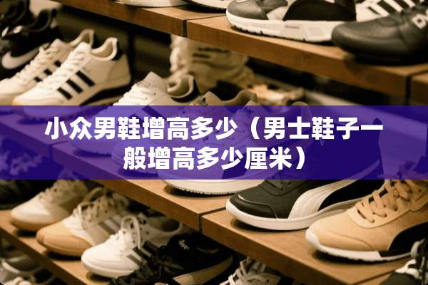 小众男鞋增高多少（男士鞋子一般增高多少厘米）