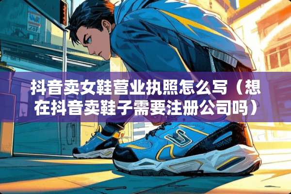 抖音卖女鞋营业执照怎么写（想在抖音卖鞋子需要注册公司吗）