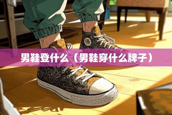 男鞋登什么（男鞋穿什么牌子）