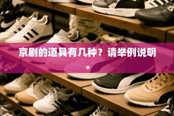京剧的道具有几种？请举例说明。