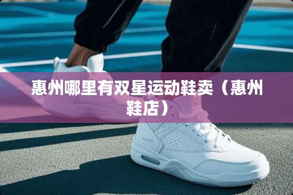 惠州哪里有双星运动鞋卖（惠州鞋店）