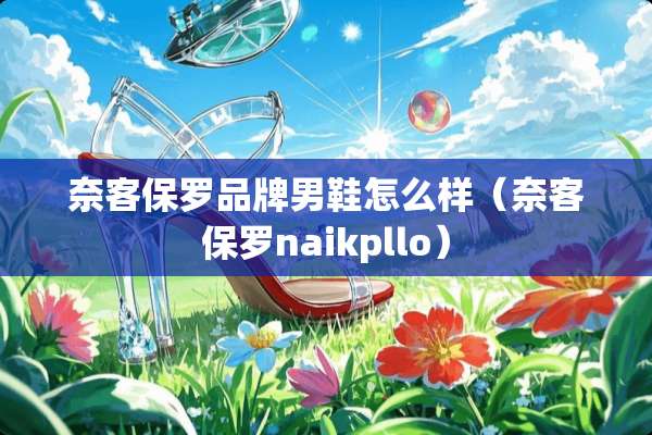 奈客保罗品牌男鞋怎么样（奈客保罗naikpllo）