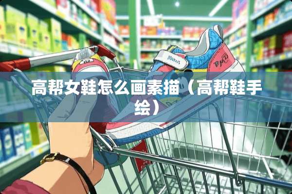 高帮女鞋怎么画素描（高帮鞋手绘）