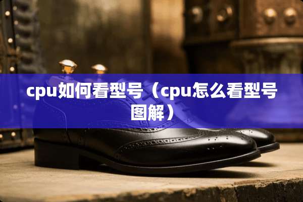 cpu如何看型号（cpu怎么看型号图解）