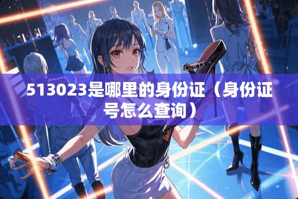 513023是哪里的***（***号怎么查询）
