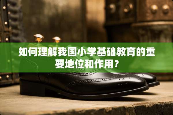 如何理解我国小学基础教育的重要地位和作用？