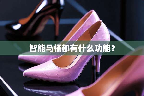 智能马桶都有什么功能？