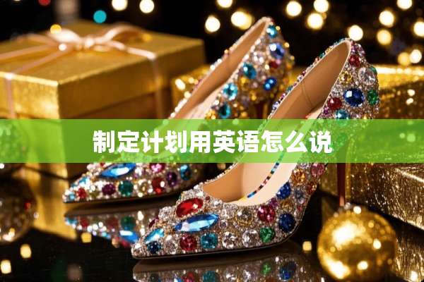 制定计划用英语怎么说
