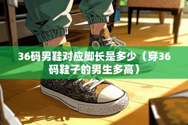 36码男鞋对应脚长是多少（穿36码鞋子的男生多高）