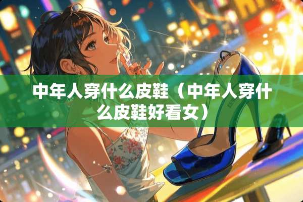中年人穿什么皮鞋（中年人穿什么皮鞋好看女）