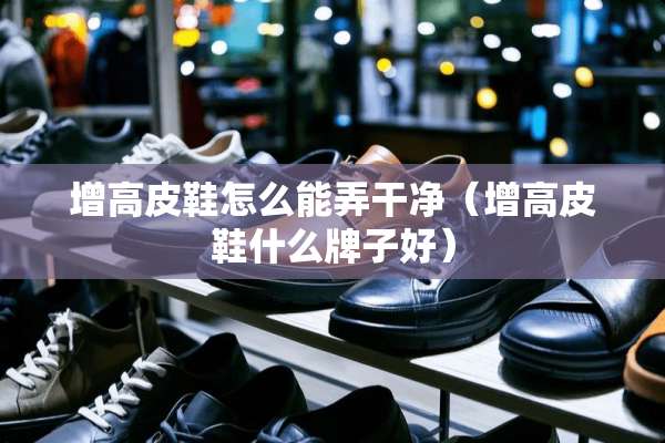 增高皮鞋怎么能弄干净（增高皮鞋什么牌子好）