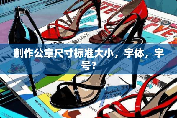 制作公章尺寸标准大小，字体，字号？