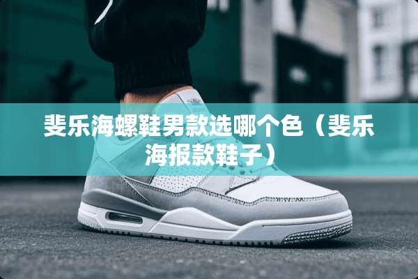 斐乐海螺鞋男款选哪个色（斐乐海报款鞋子）