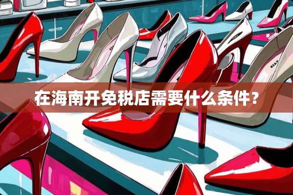 在海南开免税店需要什么条件？