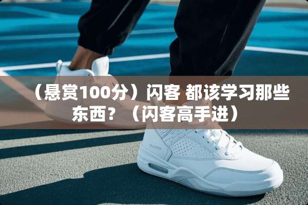 （悬赏100分）闪客 都该学习那些东西？（闪客高手进）